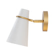 Load image into Gallery viewer, Mid-Century 1-Light Metal Adjutable Cone Wall Light

