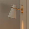Load image into Gallery viewer, Mid-Century 1-Light Metal Adjutable Cone Wall Light
