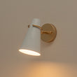 Load image into Gallery viewer, Mid-Century 1-Light Metal Adjutable Cone Wall Light

