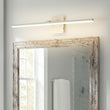 Load image into Gallery viewer, Minimalist 1-Light Linear Dimmable LED Vanity Wall Lamp
