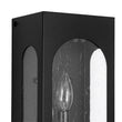 Load image into Gallery viewer, Farmhouze Light-1-Light Black Square Glass Lantern Outdoor Wall Sconce-Wall Sconce-2 Packs-
