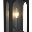 Load image into Gallery viewer, Farmhouze Light-1-Light Black Square Glass Lantern Outdoor Wall Sconce-Wall Sconce-2 Packs-

