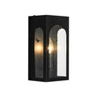 Load image into Gallery viewer, Farmhouze Light-1-Light Black Square Glass Lantern Outdoor Wall Sconce-Wall Sconce-2 Packs-
