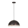Load image into Gallery viewer, Farmhouze Light-1-Light Industrial Dark Black Bronze Iron Dome Ktichen Pendant-Chandelier-15.7 in-

