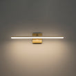 Load image into Gallery viewer, Farmhouze Light - 1 - Light Linear Dimmable LED Armed Vanity Wall Lamp - Wall Sconce - Brass - 
