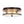 Load image into Gallery viewer, Farmhouze Light - 2 - Light Crackle Textured Glass Round Ceiling Light - Ceiling Light - Oil Rubbed Bronze - 
