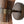 Load image into Gallery viewer, Farmhouze Light - 2 - light UP Down Striped Glass Double Cone Wall Light - Wall Sconce - Brown Glass + Oil - Rubbed Bronze Finish - 

