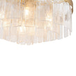 Load image into Gallery viewer, Farmhouze Light-23.6in Mid-Century Layered Textured Glass Round Ceiling Light-Chandelier-Brass-

