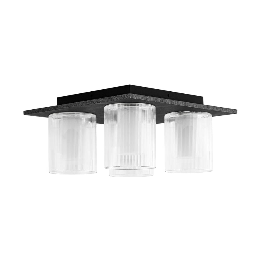 Farmhouze Light - 4 - Light Dimmable LED Cylindrical Glass Square Ceiling Light - Ceiling Light - 4 - Light - 