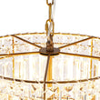 Load image into Gallery viewer, Farmhouze Light - 5 - Light Luxury Crystal Layered Drum Cage Chandelier - Chandelier - 23.6 in - 
