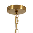 Load image into Gallery viewer, Farmhouze Light - 5 - Light Rustic Woven Rope Round Drum Ceiling Chandelier - Chandelier - Brass - 
