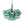 Load image into Gallery viewer, Farmhouze Light - 6 - Light Dimmable Cluster Glass Globe Green Bubble Chandelier - Chandelier - Black + Brass - 
