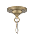 Load image into Gallery viewer, Farmhouze Light - Antique Gold 4 - Light Fabric Drum Cage Chandelier - Chandelier - Gold - 
