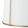 Load image into Gallery viewer, Farmhouze Light - Antique Gold 4 - Light Fabric Drum Cage Chandelier - Chandelier - Gold - 
