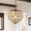 Load image into Gallery viewer, Farmhouze Light-Antique Luxe Bronze Faceted Crystal Orb Cage Chandelier-Chandelier-13.8 in W * 13.4 in H-
