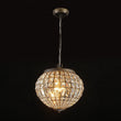 Load image into Gallery viewer, Farmhouze Light-Antique Luxe Bronze Faceted Crystal Orb Cage Chandelier-Chandelier-13.8 in W * 13.4 in H-
