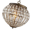 Load image into Gallery viewer, Farmhouze Light-Antique Luxe Bronze Faceted Crystal Orb Cage Chandelier-Chandelier-20.5 in W * 15.0 in H-
