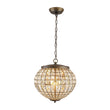 Load image into Gallery viewer, Farmhouze Light-Antique Luxe Bronze Faceted Crystal Orb Cage Chandelier-Chandelier-20.5 in W * 15.0 in H-
