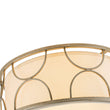 Load image into Gallery viewer, Farmhouze Light-Antique Round White Fabric Drum Lantern Ceiling Light-Ceiling Light-16 in-

