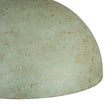 Load image into Gallery viewer, Farmhouze Light - Antiqued Teal Patina Oversized Dome Pendant with Gold Distressing - Chandelier - 23.6 in - 
