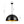 Load image into Gallery viewer, Farmhouze Light - Black Gold Industrial Oversized Metal Dome Pendant Light - Pendant - 15 in - 
