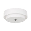 Load image into Gallery viewer, Farmhouze Light - Bohemian Tiered Fabric Drum Cage Semi Flush Mount Light - Ceiling Light - 2 - Tier/Nickel - 
