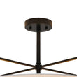 Load image into Gallery viewer, Farmhouze Light-Boho 4-Light Fabric Drum Cage Semi Flush Ambient Lighting-Ceiling Light-Black Finish-
