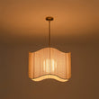Load image into Gallery viewer, Farmhouze Light - Boho Bleached String Wide Drum Cage Pendant Light - Chandelier - White - 
