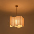 Load image into Gallery viewer, Farmhouze Light - Boho Bleached String Wide Drum Cage Pendant Light - Chandelier - White - 
