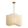 Load image into Gallery viewer, Farmhouze Light - Boho Bleached String Wide Drum Cage Pendant Light - Chandelier - White - 
