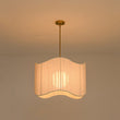 Load image into Gallery viewer, Farmhouze Light - Boho Bleached String Wide Drum Cage Pendant Light - Chandelier - White - 
