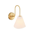 Load image into Gallery viewer, Farmhouze Light-Boho Farmhouse Single Beige Fabric Goose Arm Wall Light-Wall Sconce-2 Packs-
