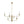 Load image into Gallery viewer, Farmhouze Light - Brass 6 - Light Fluted Glass Shade Candle Style Tiered Chandelier - Chandelier - Brass - 
