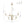 Load image into Gallery viewer, Farmhouze Light - Brass 6 - Light Fluted Glass Shade Candle Style Tiered Chandelier - Chandelier - Brass - 
