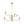 Load image into Gallery viewer, Farmhouze Light - Brass 6 - Light Fluted Glass Shade Candle Style Tiered Chandelier - Chandelier - Brass - 
