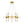 Load image into Gallery viewer, Farmhouze Light - Brass Cluster Clear Glass Bubble Round Ring Chandelier - Chandelier - Brass - 
