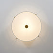 Load image into Gallery viewer, Farmhouze Light - Brass Round White Linen Drum Lantern Ceiling Light - Ceiling Light - 20.5 in - 
