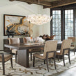 Load image into Gallery viewer, Farmhouze Light - Brass Sculptural Layered Clear Textured Glass Round Chandelier - Chandelier - Brass - 
