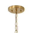 Load image into Gallery viewer, Farmhouze Light - Brass Seeded Textured Glass Drum Pendant Ceiling Light - Ceiling Light - Brass - 

