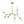 Load image into Gallery viewer, Farmhouze Light - Brushed Brass 8 - Light Glass Ice Branching Chandelier - Chandelier - 8 - Light - Brass
