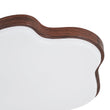 Load image into Gallery viewer, Farmhouze Light-Cartoon Star Walnut Faux Wood Dimmable LED Kids Ceiling Light-Ceiling Light-Walnut-
