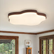 Load image into Gallery viewer, Farmhouze Light-Cartoon Star Walnut Faux Wood Dimmable LED Kids Ceiling Light-Ceiling Light-Walnut-
