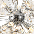Load image into Gallery viewer, Farmhouze Light - Chrome 9 - Light Crystal Flower Glass Bubble Firework Chandelier - Chandelier - Chrome - 
