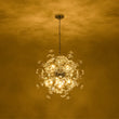 Load image into Gallery viewer, Farmhouze Light - Chrome 9 - Light Crystal Flower Glass Bubble Firework Chandelier - Chandelier - Chrome - 
