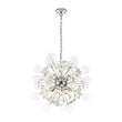 Load image into Gallery viewer, Farmhouze Light - Chrome 9 - Light Crystal Flower Glass Bubble Firework Chandelier - Chandelier - Chrome - 
