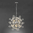 Load image into Gallery viewer, Farmhouze Light - Chrome 9 - Light Crystal Flower Glass Bubble Firework Chandelier - Chandelier - Chrome - 
