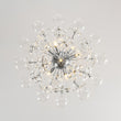 Load image into Gallery viewer, Farmhouze Light - Chrome 9 - Light Crystal Flower Glass Bubble Firework Chandelier - Chandelier - Chrome - 
