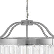 Load image into Gallery viewer, Farmhouze Light-Chrome Faceted Crystal Candle Drum Cage Chandelier-Chandelier-23.6 in-
