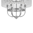 Load image into Gallery viewer, Farmhouze Light-Chrome Faceted Crystal Candle Drum Cage Chandelier-Chandelier-23.6 in-
