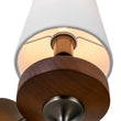 Load image into Gallery viewer, Farmhouze Light-Classic Rustic Walnut Fabric Tapered Shade Vanity Wall Light-Wall Sconce-2 Packs-
